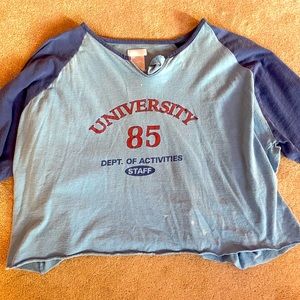 cropped vintage t-shirt